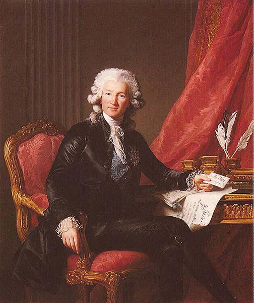 Elisabeth Louise Viegg-Le Brun Charles Alexandre de Calonne, oil painting image